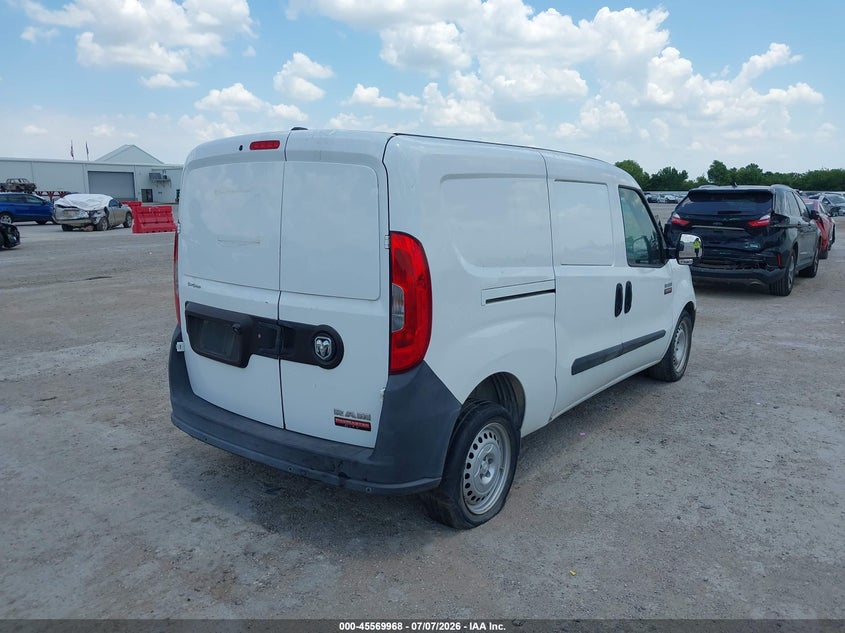 2015 Ram Promaster city VIN ZFBERFAT7F6A78312 IAAI salvage auction — NORMAL WEAR, Clear (Montana), sold $1,275 on 2026-08-12 (photo 4)