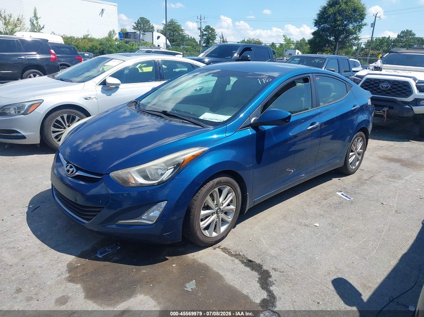 2016 Hyundai Elantra VIN KMHDH4AE3GU567507 IAAI salvage auction — REAR END, Salvage (North Carolina), sold $1,500 on 2026-07-29 (photo 2)