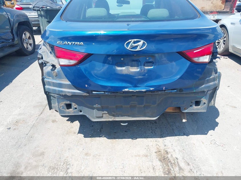 2016 Hyundai Elantra VIN KMHDH4AE3GU567507 IAAI salvage auction — REAR END, Salvage (North Carolina), sold $1,500 on 2026-07-29 (photo 6)