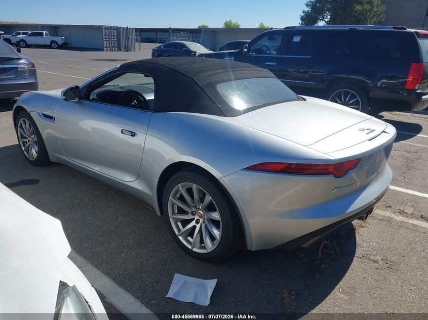 2016 Jaguar F-type VIN SAJWA6ET6G8K30314 IAAI salvage auction — SIDE, Clear - Dealer Only (California), sold $15,500 on 2026-07-25 (photo 3)