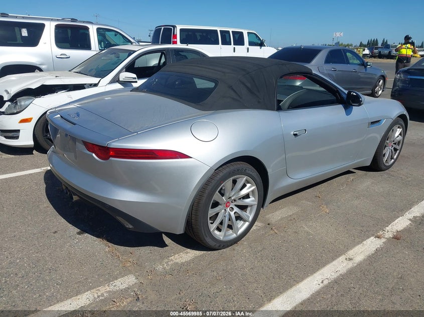 2016 Jaguar F-type VIN SAJWA6ET6G8K30314 IAAI salvage auction — SIDE, Clear - Dealer Only (California), sold $15,500 on 2026-07-25 (photo 4)