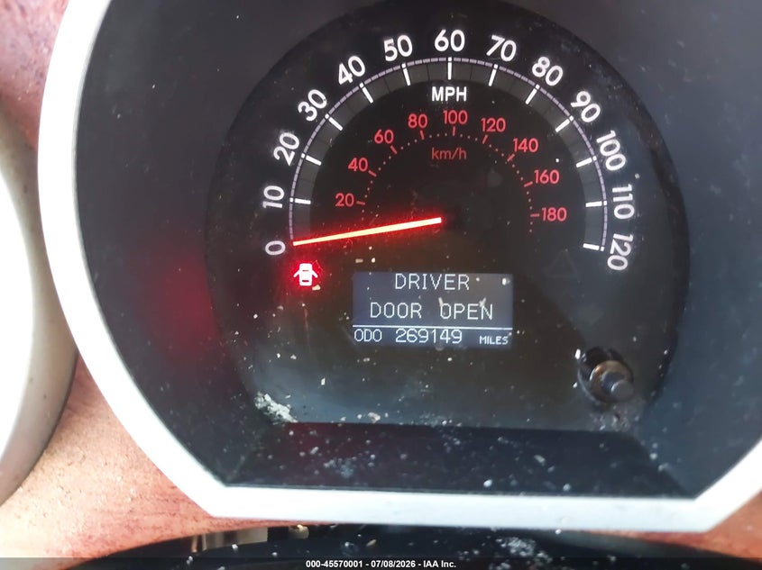 2007 Toyota Tundra VIN 5TFDV58127X030633 IAAI salvage auction — NORMAL WEAR, Clear (Louisiana), sold $2,550 on 2026-07-28 (photo 7)