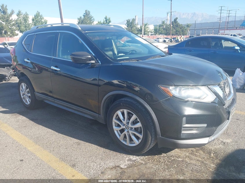 2018 Nissan Rogue VIN KNMAT2MT1JP568696 IAAI salvage auction — REAR END, Salvage Title, sold $1,400 on 2026-08-25 (photo 1)