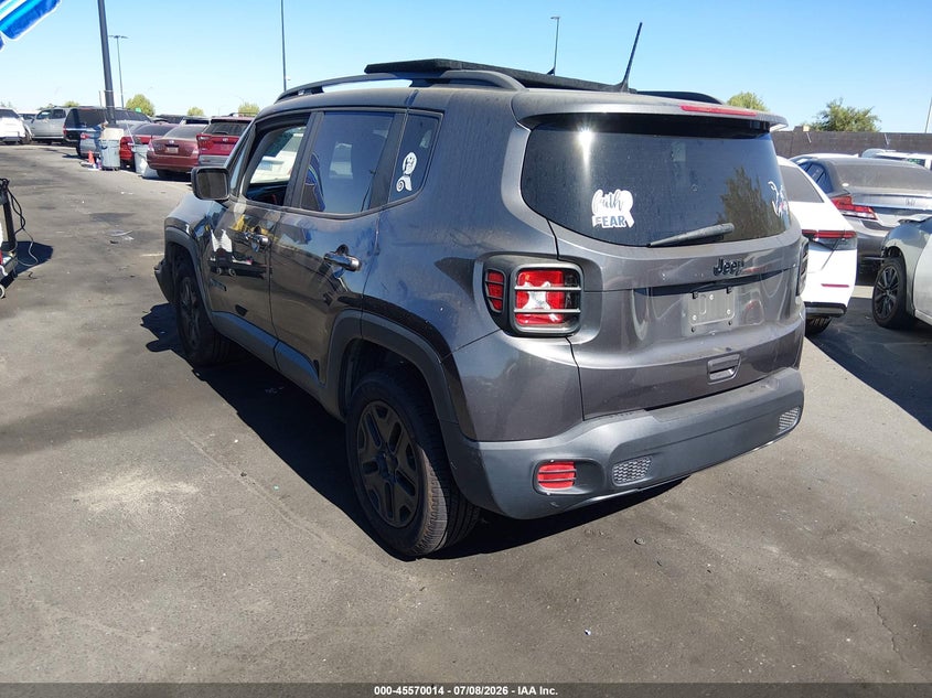 2018 Jeep Renegade VIN ZACCJBAB1JPH82231 IAAI salvage auction — RIGHT FRONT, Salvage Title, sold $225 on 2026-07-24 (photo 3)