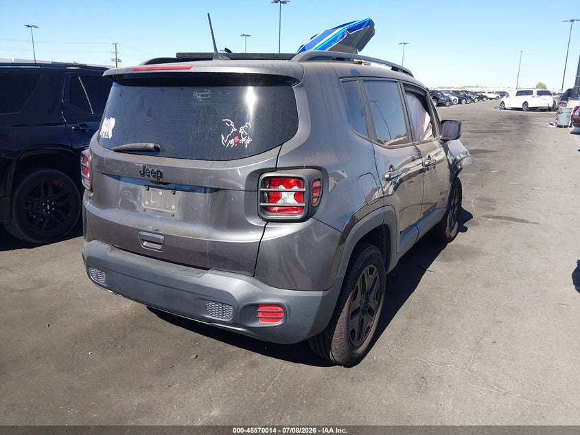 2018 Jeep Renegade VIN ZACCJBAB1JPH82231 IAAI salvage auction — RIGHT FRONT, Salvage Title, sold $225 on 2026-07-24 (photo 4)