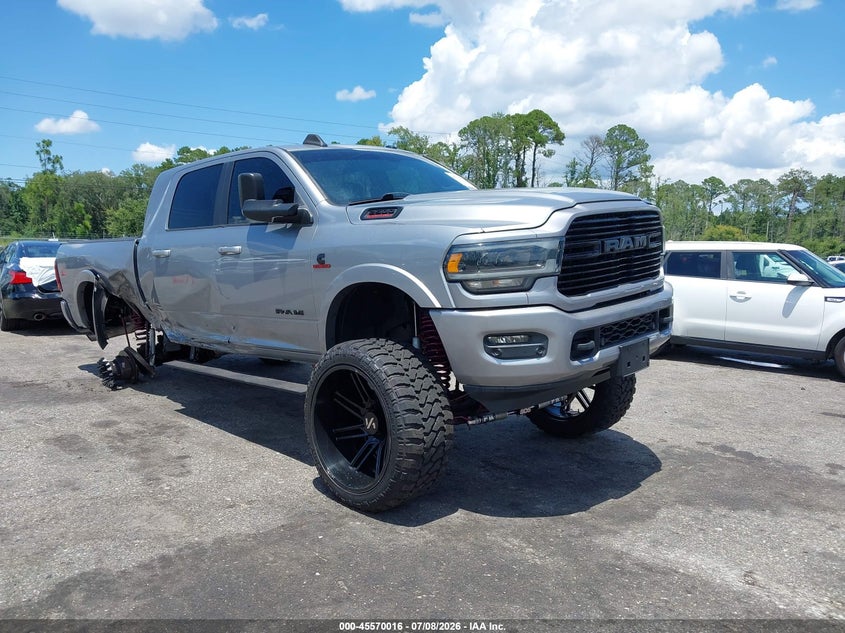 2020 Ram 2500 VIN 3C6UR5NL7LG211484 IAAI salvage auction — SIDE, Rebuildable (Florida), sold $21,100 on 2026-08-12 (photo 1)