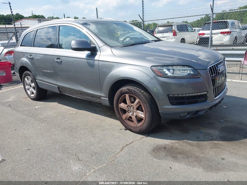 2014 Audi Q7 VIN WA1CGAFEXED011096 IAAI salvage auction — NORMAL WEAR, Salvage (South Carolina), sold $1,350 on 2026-07-29 (photo 1)