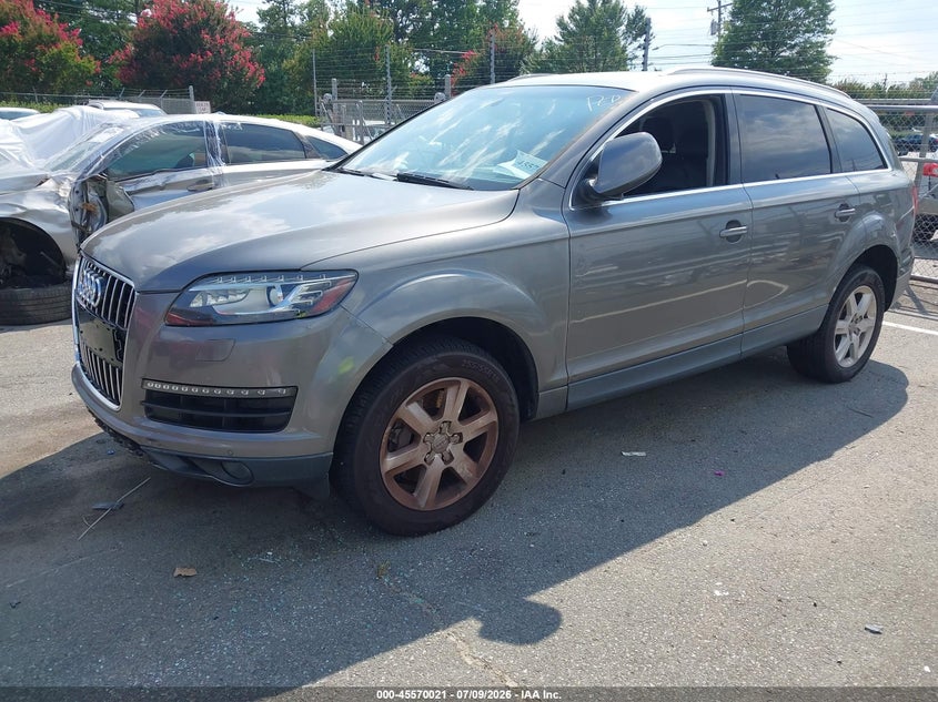2014 Audi Q7 VIN WA1CGAFEXED011096 IAAI salvage auction — NORMAL WEAR, Salvage (South Carolina), sold $1,350 on 2026-07-29 (photo 2)