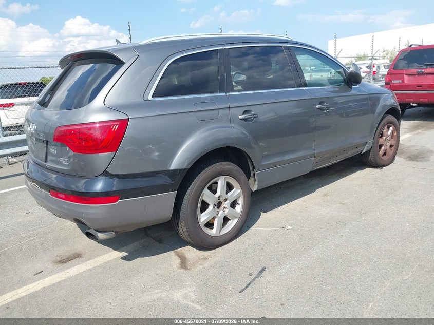 2014 Audi Q7 VIN WA1CGAFEXED011096 IAAI salvage auction — NORMAL WEAR, Salvage (South Carolina), sold $1,350 on 2026-07-29 (photo 4)