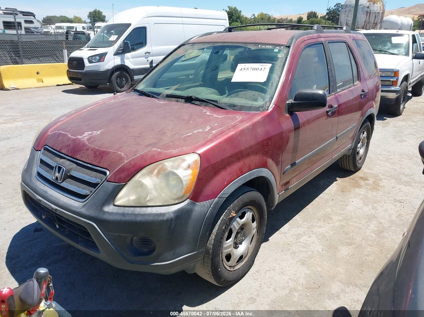 2006 Honda Cr-v VIN JHLRD68506C029619 IAAI salvage auction — NORMAL WEAR, Clear - Dealer Only (California), sold $400 on 2026-07-23 (photo 2)