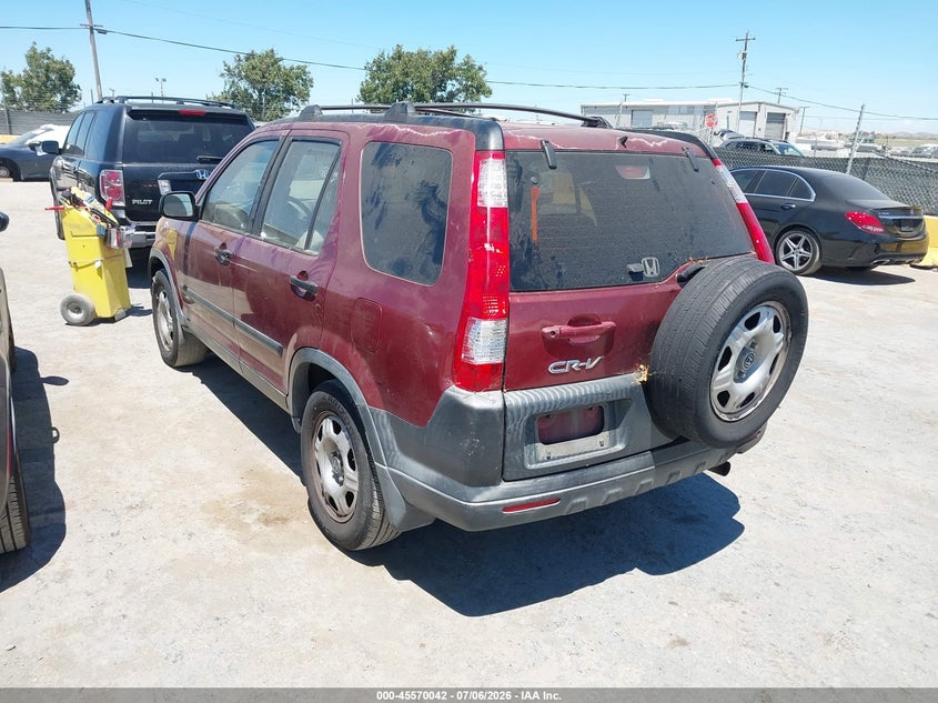 2006 Honda Cr-v VIN JHLRD68506C029619 IAAI salvage auction — NORMAL WEAR, Clear - Dealer Only (California), sold $400 on 2026-07-23 (photo 3)