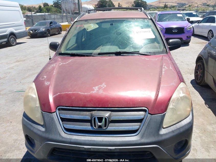 2006 Honda Cr-v VIN JHLRD68506C029619 IAAI salvage auction — NORMAL WEAR, Clear - Dealer Only (California), sold $400 on 2026-07-23 (photo 6)