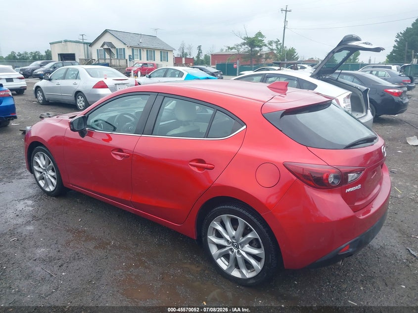 2014 Mazda 3 VIN JM1BM1M31E1212480 IAAI salvage auction — RIGHT SIDE, Salvage (Virginia), sold $3,650 on 2026-07-30 (photo 3)