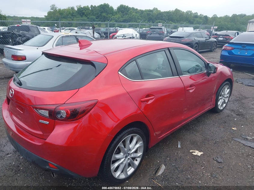 2014 Mazda 3 VIN JM1BM1M31E1212480 IAAI salvage auction — RIGHT SIDE, Salvage (Virginia), sold $3,650 on 2026-07-30 (photo 4)