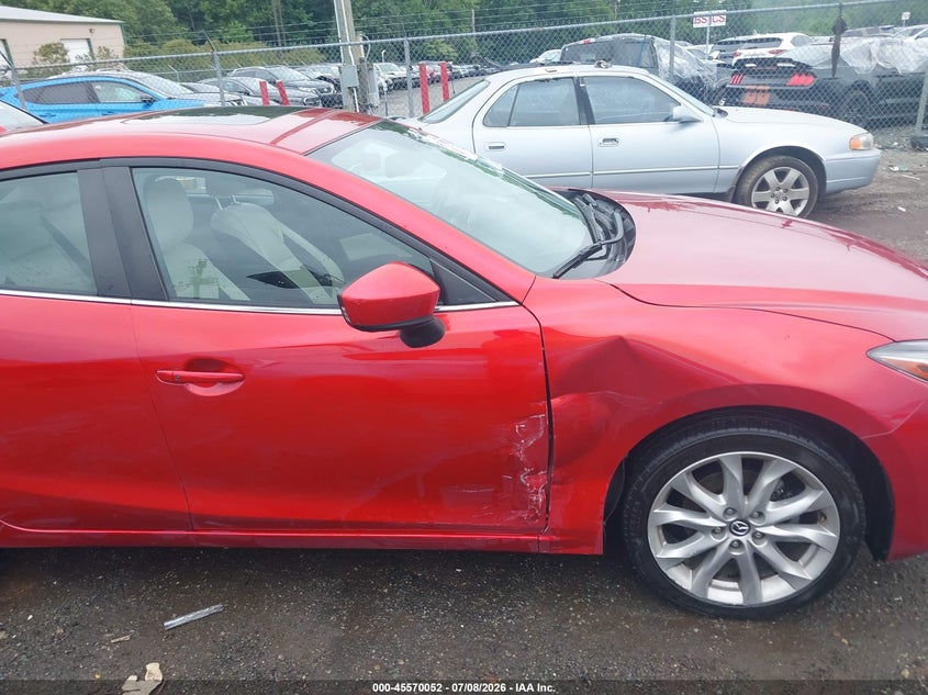 2014 Mazda 3 VIN JM1BM1M31E1212480 IAAI salvage auction — RIGHT SIDE, Salvage (Virginia), sold $3,650 on 2026-07-30 (photo 6)