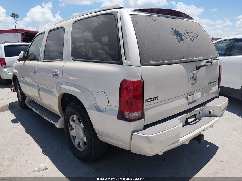 2004 Cadillac Escalade VIN 1GYEC63T64R207560 IAAI salvage auction — ALL OVER, Original (Texas), sold $700 on 2026-08-03 (photo 3)