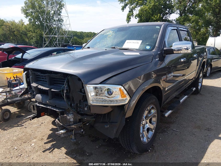 2018 Ram 1500 VIN 1C6RR7NT2JS159124 IAAI salvage auction — FRONT END, Salvage Title, sold $9,100 on 2026-08-03 (photo 2)