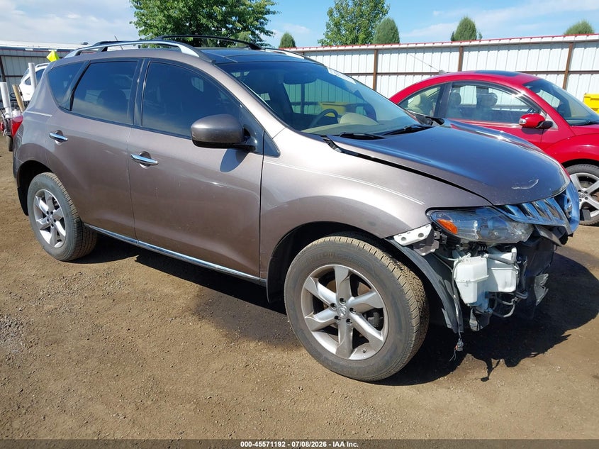 2010 Nissan Murano VIN JN8AZ1MW9AW137472 IAAI salvage auction — FRONT END, Bill Of Sale (Washington), sold $325 on 2026-07-28 (photo 1)