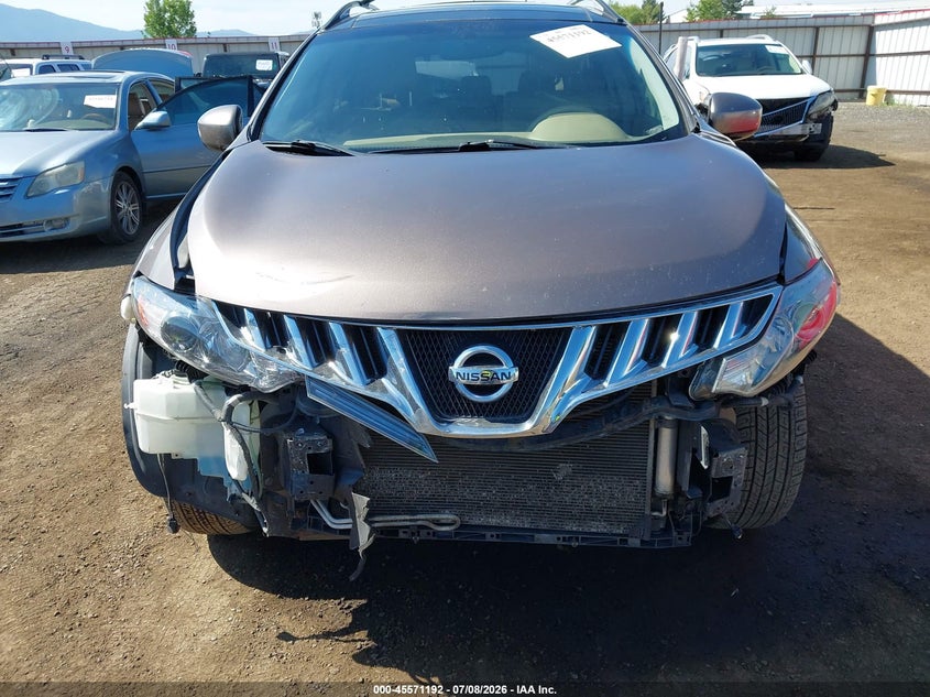 2010 Nissan Murano VIN JN8AZ1MW9AW137472 IAAI salvage auction — FRONT END, Bill Of Sale (Washington), sold $325 on 2026-07-28 (photo 6)