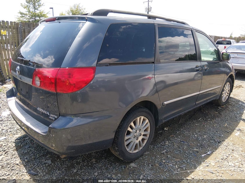 2008 Toyota Sienna VIN 5TDBK22C38S009385 IAAI salvage auction — NORMAL WEAR, Clear (Virginia), sold $25 on 2026-07-20 (photo 4)