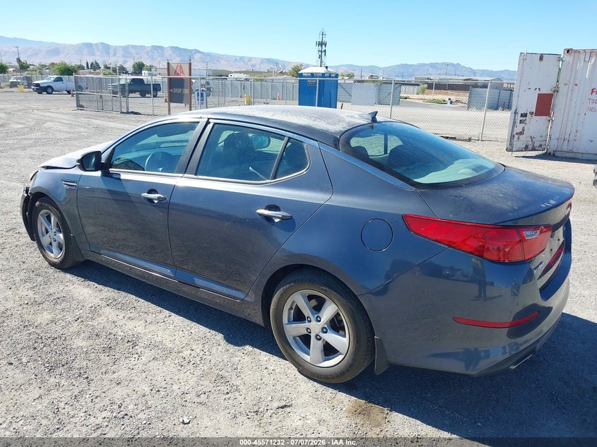 2015 Kia Optima VIN KNAGM4A72F5546569 IAAI salvage auction — FRONT END, Salvage (California), sold $650 on 2026-07-16 (photo 3)