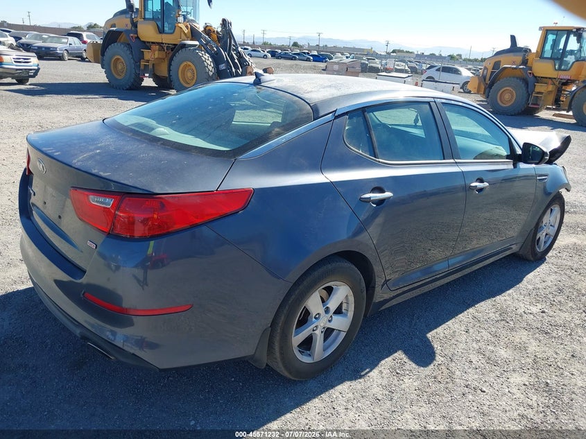 2015 Kia Optima VIN KNAGM4A72F5546569 IAAI salvage auction — FRONT END, Salvage (California), sold $650 on 2026-07-16 (photo 4)