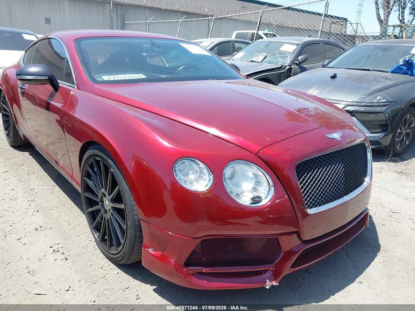 2013 Bentley Continental gt VIN SCBFT7ZA2DC083685 — IAAI salvage auction photo