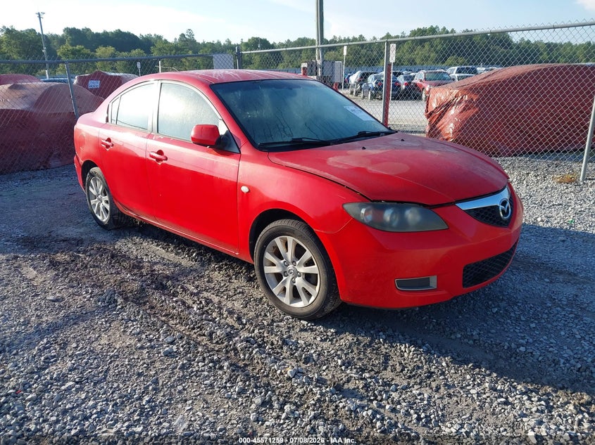 2008 Mazda 3 VIN JM1BK32F181865037 IAAI salvage auction — NORMAL WEAR, Clear (Florida), sold $300 on 2026-07-16 (photo 1)