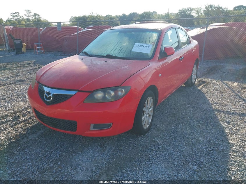 2008 Mazda 3 VIN JM1BK32F181865037 IAAI salvage auction — NORMAL WEAR, Clear (Florida), sold $300 on 2026-07-16 (photo 2)