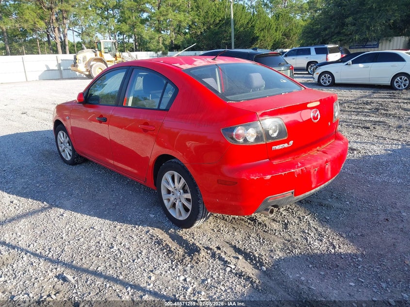 2008 Mazda 3 VIN JM1BK32F181865037 IAAI salvage auction — NORMAL WEAR, Clear (Florida), sold $300 on 2026-07-16 (photo 3)