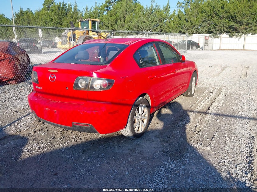 2008 Mazda 3 VIN JM1BK32F181865037 IAAI salvage auction — NORMAL WEAR, Clear (Florida), sold $300 on 2026-07-16 (photo 4)