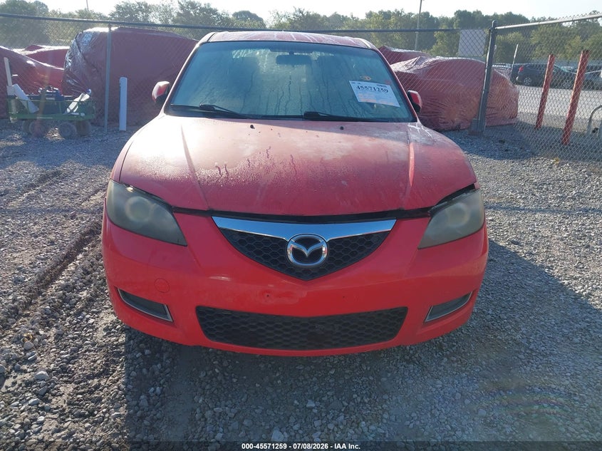 2008 Mazda 3 VIN JM1BK32F181865037 IAAI salvage auction — NORMAL WEAR, Clear (Florida), sold $300 on 2026-07-16 (photo 6)