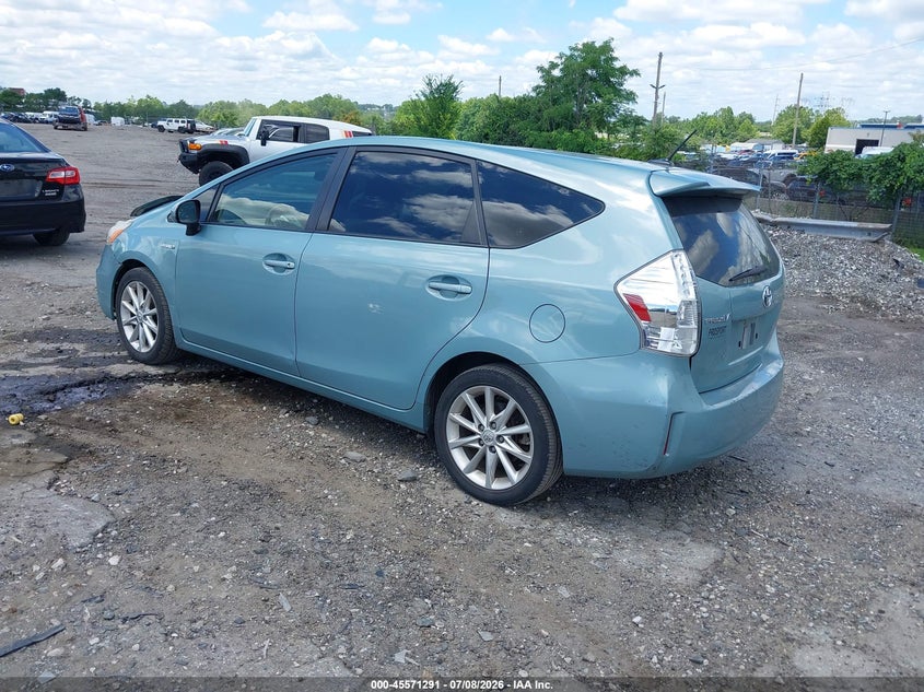 2014 Toyota Prius v VIN JTDZN3EU4E3294658 IAAI salvage auction — FRONT END, Wait Title, sold $2,450 on 2026-08-01 (photo 3)