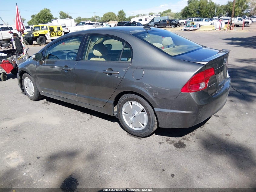 2008 Honda Civic hybrid VIN JHMFA36298S015192 IAAI salvage auction — SIDE, Salvage (Utah), sold $550 on 2026-07-30 (photo 3)