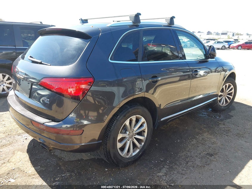 2014 Audi Q5 VIN WA1CFAFP3EA125253 IAAI salvage auction — NORMAL WEAR, Salvage Title, sold $1,300 on 2026-07-20 (photo 4)