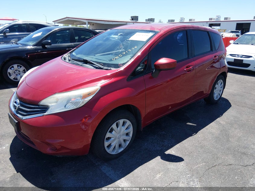 2015 Nissan Versa VIN 3N1CE2CP6FL428060 IAAI salvage auction — NORMAL WEAR, Clear (California), sold $675 on 2026-07-24 (photo 2)