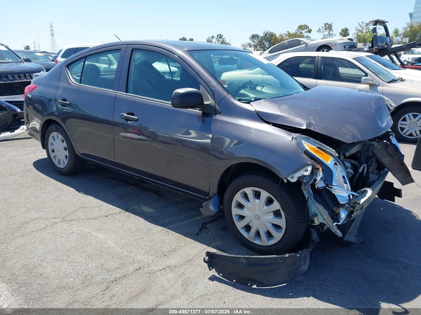 2015 Nissan Versa VIN 3N1CN7AP4FL811883 IAAI salvage auction — FRONT END, Salvage (California), sold $700 on 2026-07-21 (photo 1)