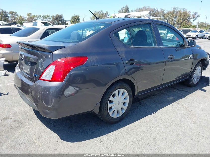 2015 Nissan Versa VIN 3N1CN7AP4FL811883 IAAI salvage auction — FRONT END, Salvage (California), sold $700 on 2026-07-23 (photo 4)