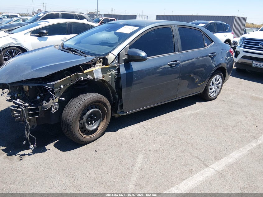 2019 Toyota Corolla VIN 5YFBURHE6KP934903 IAAI salvage auction — FRONT END, Salvage (California), sold $3,100 on 2026-07-19 (photo 2)