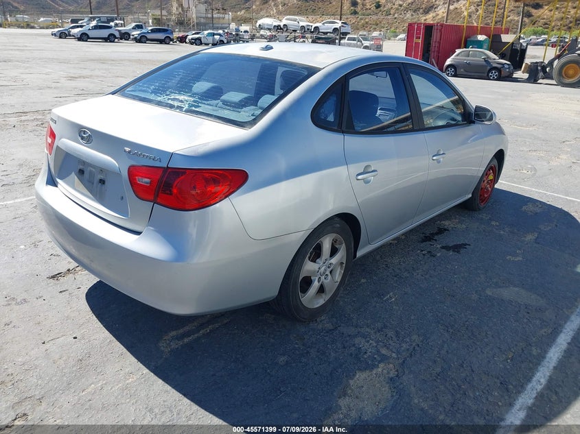2008 Hyundai Elantra VIN KMHDU46D68U328563 IAAI salvage auction — NORMAL WEAR, Clear - Dealer Only (California), sold $825 on 2026-07-15 (photo 4)