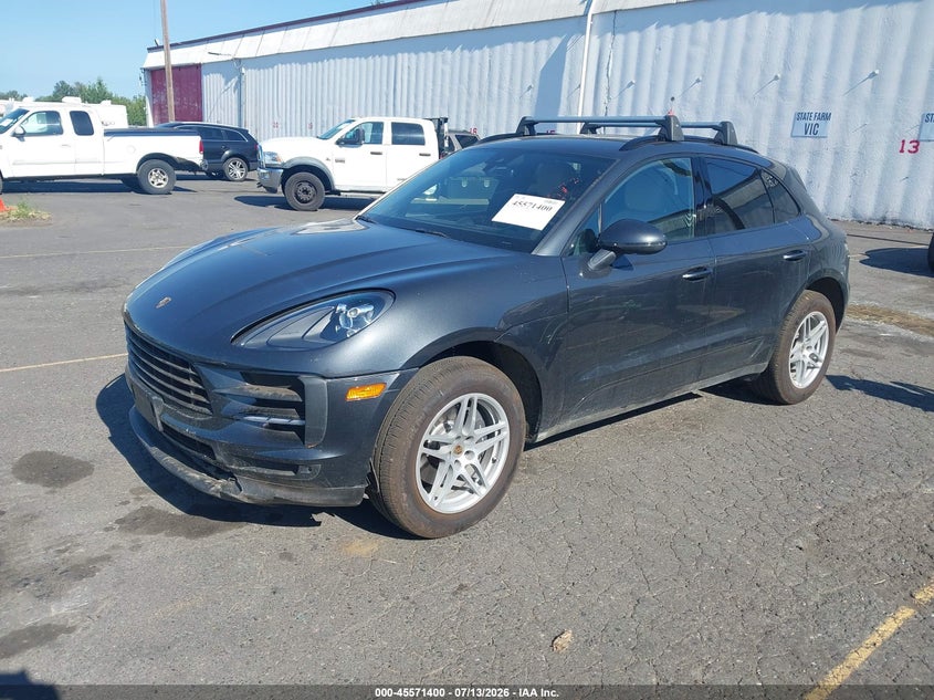 2019 Porsche Macan VIN WP1AA2A57KLB00197 IAAI salvage auction — FRONT END, Salvage (California), sold $12,600 on 2026-08-31 (photo 2)