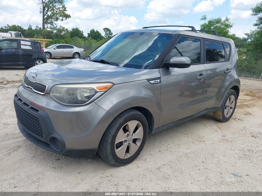 2016 Kia Soul VIN KNDJN2A29G7287339 IAAI salvage auction — REAR END, Salvage Title, sold $725 on 2026-07-28 (photo 2)