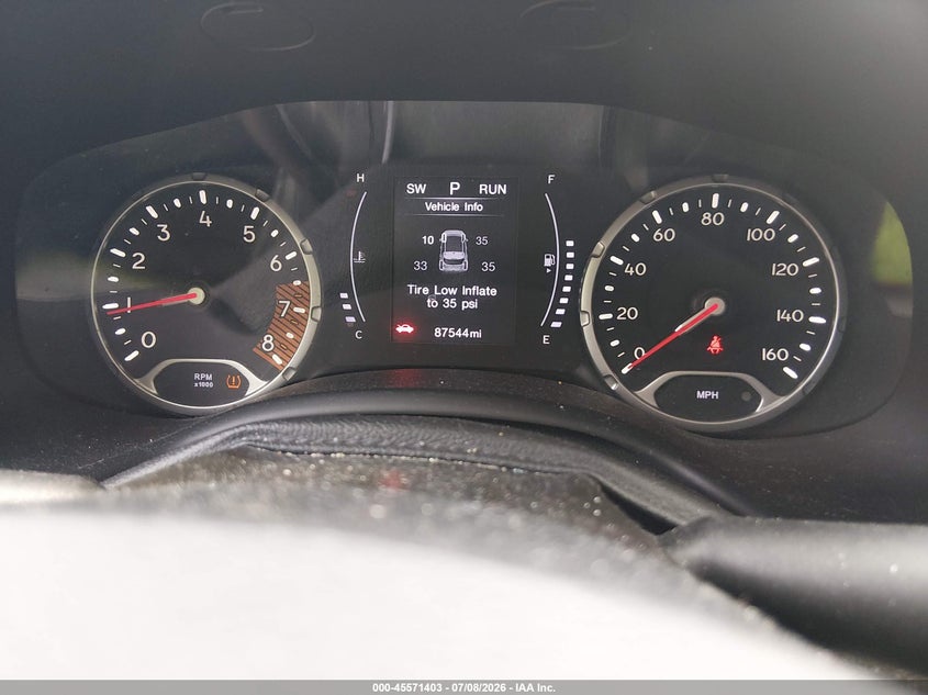 2020 Jeep Renegade VIN ZACNJBBB8LPL29537 IAAI salvage auction — SUSPENSION, Clear Claim Paid (Wisconsin), sold $2,400 on 2026-08-04 (photo 7)