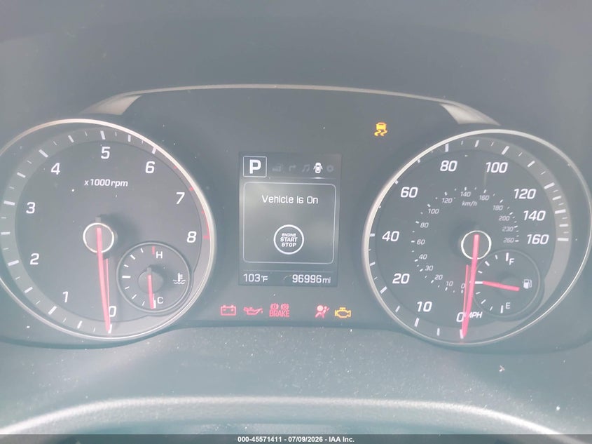 2018 Hyundai Elantra VIN KMHD04LB6JU483117 IAAI salvage auction — FRONT END, Wait Title, sold $1,250 on 2026-08-21 (photo 7)