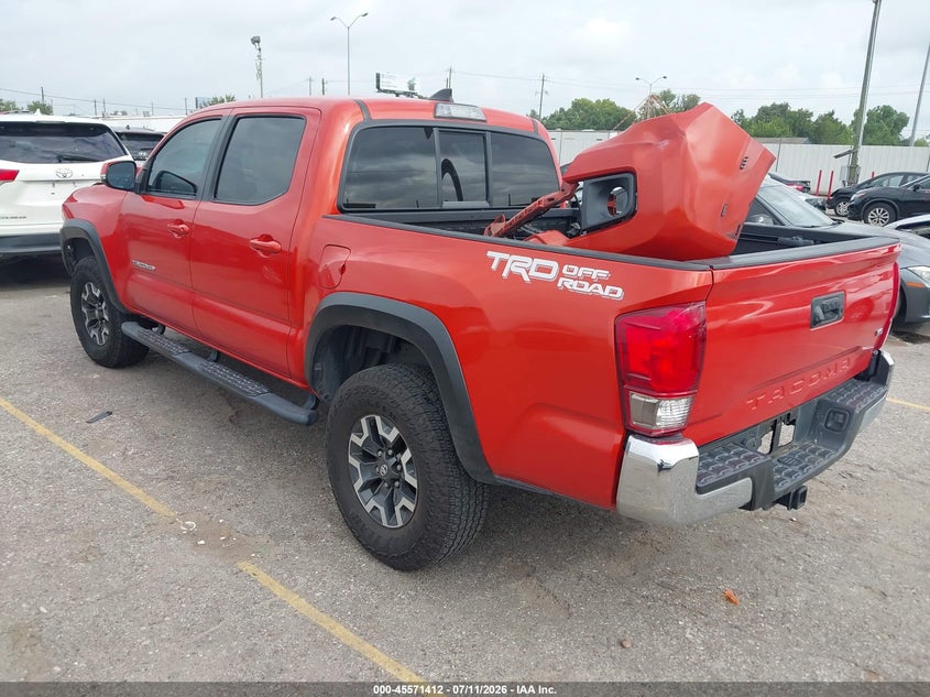 2016 Toyota Tacoma VIN 5TFAZ5CN1GX016868 IAAI salvage auction — FRONT END, Salvage (Texas), sold $8,300 on 2026-07-31 (photo 3)