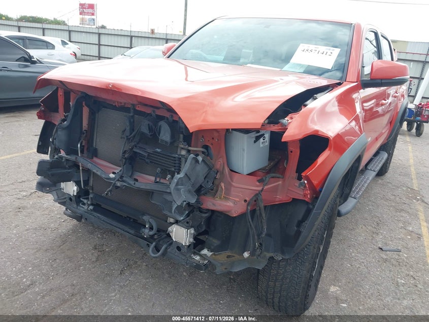 2016 Toyota Tacoma VIN 5TFAZ5CN1GX016868 IAAI salvage auction — FRONT END, Salvage (Texas), sold $8,300 on 2026-07-31 (photo 6)