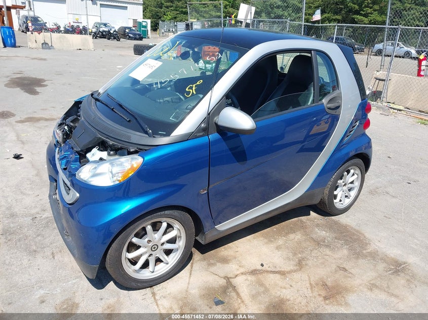 2008 Smart Fortwo VIN WMEEJ31X38K205426 IAAI salvage auction — FRONT END, Mv-907A (New York), sold $500 on 2026-07-28 (photo 2)