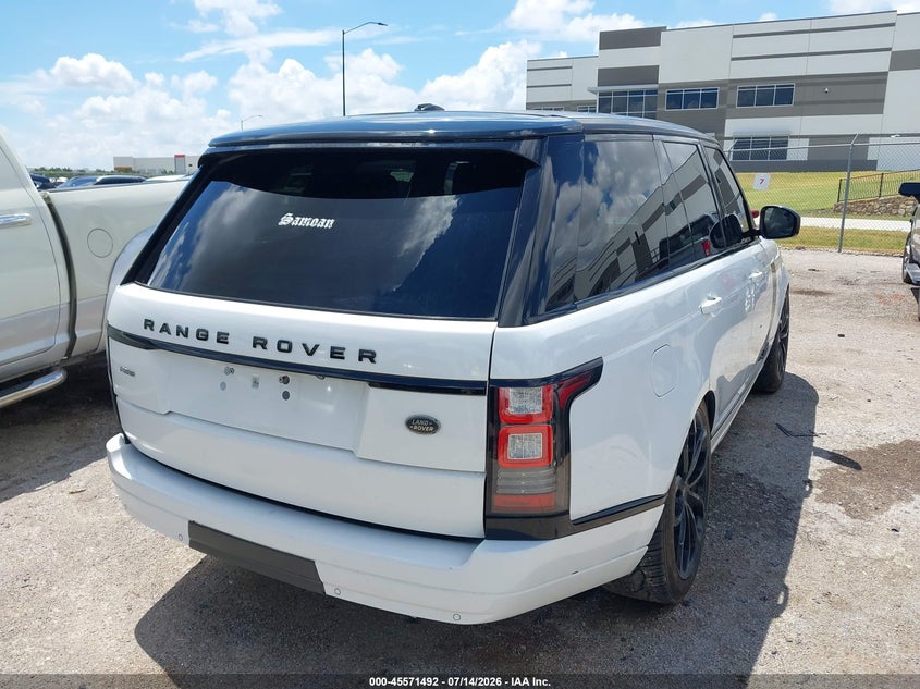 2014 Land rover RANGE ROVER VIN SALGS2WF3EA157953 IAAI salvage auction — NORMAL WEAR, Original (Texas), sold $1,100 on 2026-07-28 (photo 6)