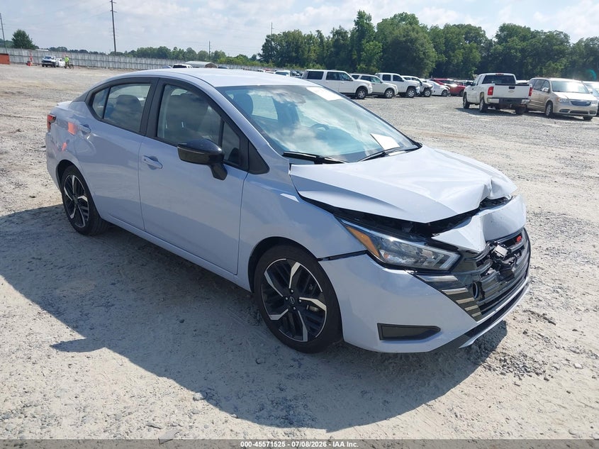 2025 Nissan Versa VIN 3N1CN8FV6SL833956 IAAI salvage auction — FRONT END, Salvage Title, sold $9,300 on 2026-07-15 (photo 1)