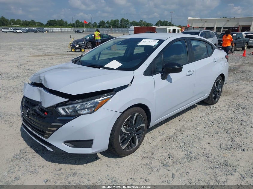 2025 Nissan Versa VIN 3N1CN8FV6SL833956 IAAI salvage auction — FRONT END, Salvage Title, sold $9,300 on 2026-07-15 (photo 2)